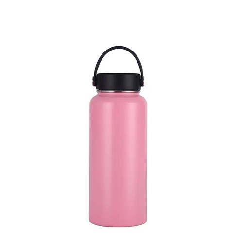 ZZJJC 아이디어 보온병 아이디어 텀블러 아웃도어 보온병, 연분, 32oz/960ml