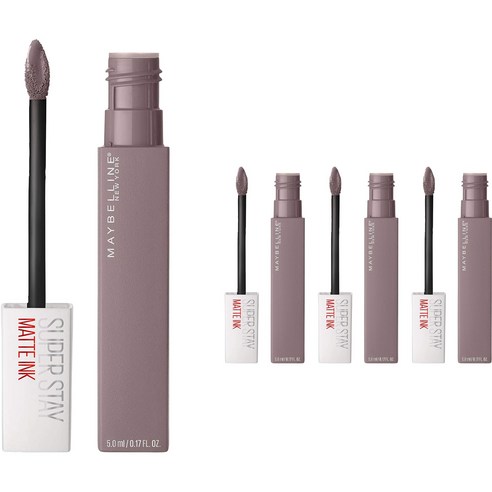 메이블린 뉴욕 슈퍼 스테이 립 잉크 5ml, 090 Huntress, 4개