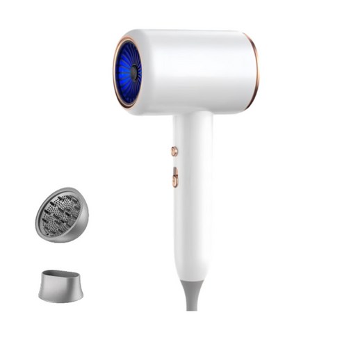 ZOZOFO 파워풍량 음이온 빠른 건조 헤어 드라이어 2000W, 화이트