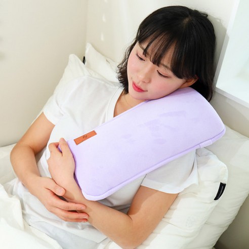 리빙베이 BCO 대형 파우치 충전식 무선 온수 찜질기, 퍼플