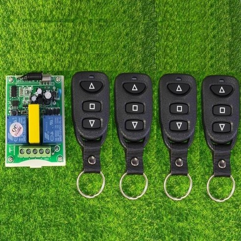아반떼HD 리모컨 케이스, 혼합색상 주차장리모컨rt312a복사 Best Top5 8 AC 220 V 2 CH RF 무선 리모컨 원격 제어 스위치 수신기 + 송신기 관형 전동 차고 문 프로젝션 스크린 셔터 창, 02 B