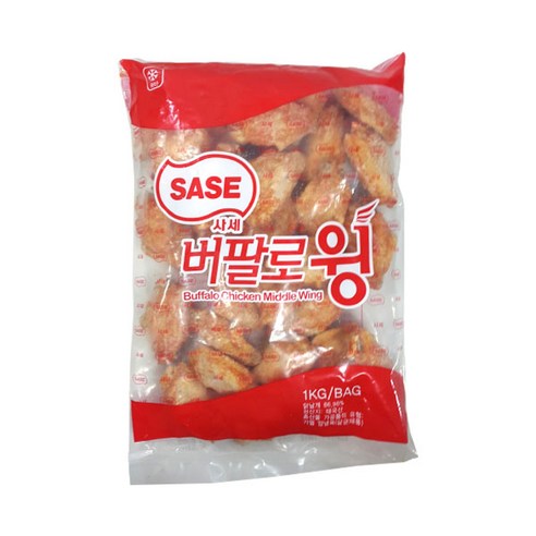 [사세 본사직영] 사세버팔로 윙봉 오리지널맛 460g, 1개