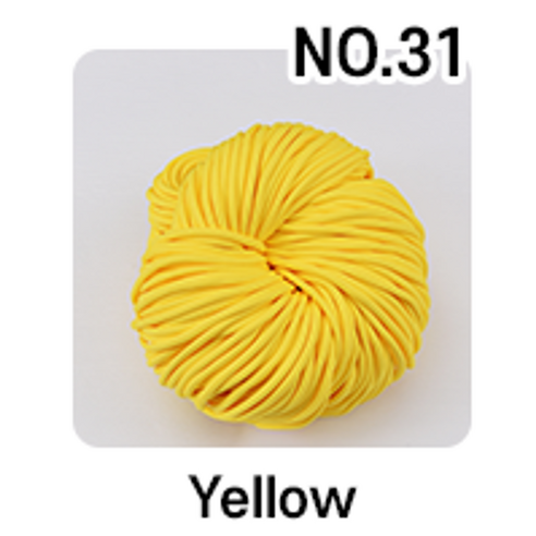 5.0mm 100yard 촘촘 고급 우동실 청키스트링 / 소프트 폴리에스터 우동끈 / 가벼운실 부드러운실, No.31, 1개