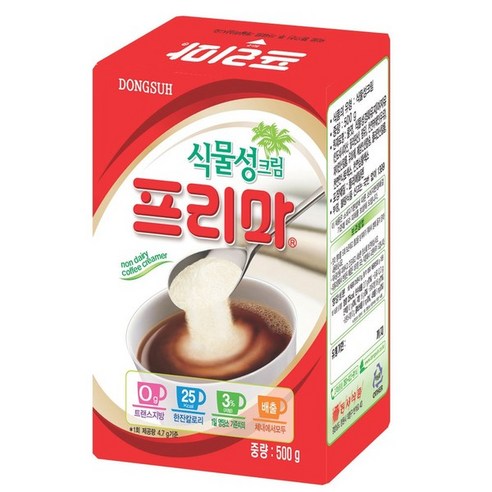 커피프림 동서 식물성크림 프리마 500g 1개, 1개입