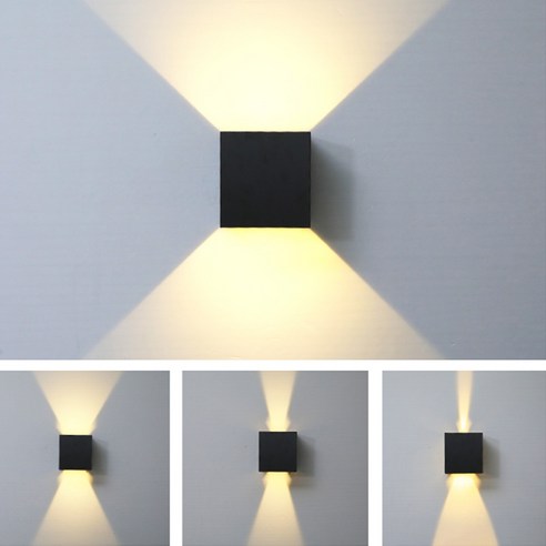 LED 사각 빔 벽등 하나로 완성하는 감성 인테리어