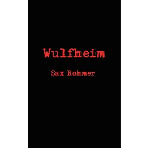 (영문도서) Wulfheim Hardcover, Black Curtain Press, English, 9781515422853