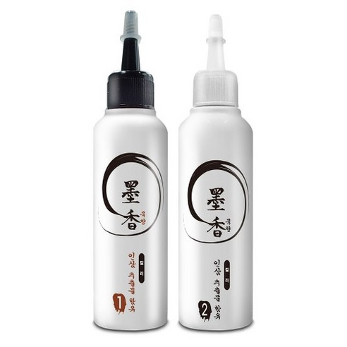 동방 묵향 컬러앤컬 파마약 120ml / 새치커버 모발볼륨 원스텝, 자연갈색, 1개