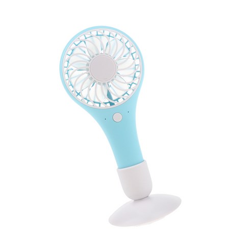 Ursmart USB 미니 팬 충전식 책상 팬 가정 및 사무실 캠핑 야외용 개인 냉각 팬, 설명, 블루