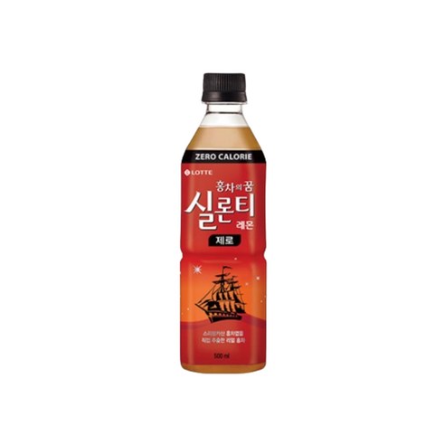 롯데칠성음료 실론티 제로 500ml 8개 홍차의 꿈 실론티 레몬