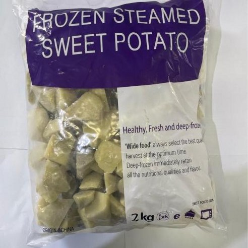 고구마(증숙) 냉동 샐러드용 2Kg(4-6cm컷), 1개, 단품