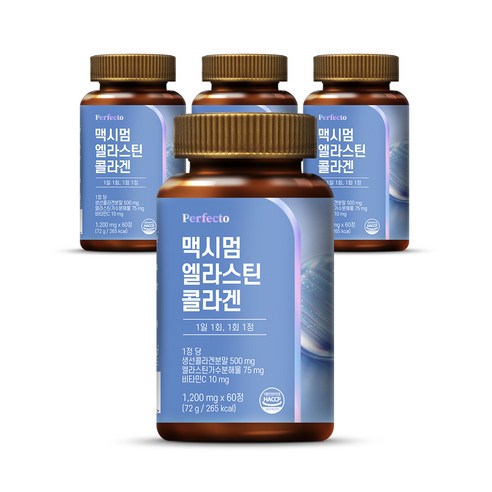 퍼펙토 맥시멈 엘라스틴 콜라겐 72g, 4개