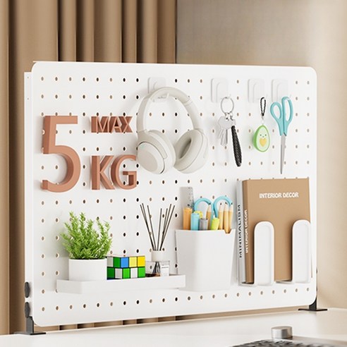 LUCKYOO 책상 타공판으로 엉망진창 책상을 깔끔하고 개성 넘치는 공간으로!