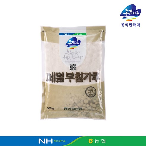 영월농협 동강마루 국산 메밀 부침가루, 500g, 4개 - 부침가루 | 쿠팡