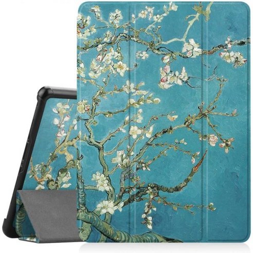 삼성 갤럭시 탭 S4 10.5 (2018)용 S펜 홀더 포함 Fintie 슬림 케이스 – 블로섬 디자인 갤럭시탭s4케이스 삼성 갤럭시 탭 S4 10.5 (2018)용 S펜 홀더 포함 Fintie 슬림 케이스 – 블로섬 디자인 갤럭시탭s4케이스
