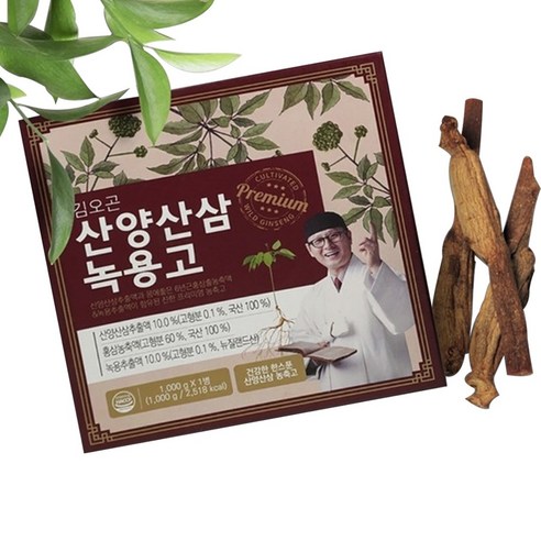 (특가상품)김오곤 산양산삼녹용고 1kg, 1개