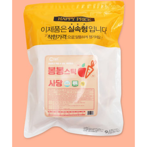 오늘도 유기농 유아 쌀과자 대용량 봉봉스틱, 사과당근, 120g, 2개