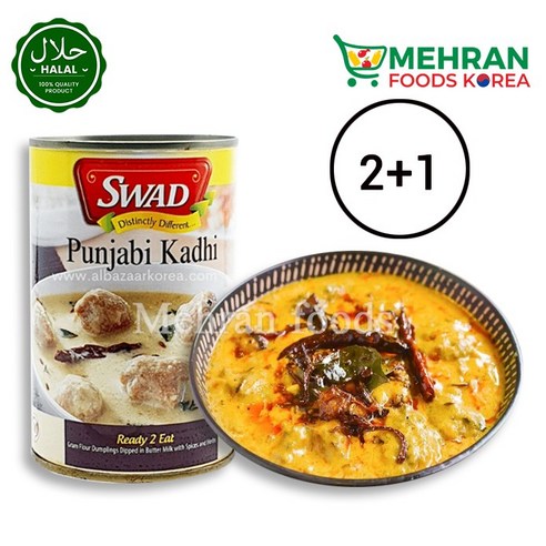 SWAD Punjabi Kadhi (Gram Flour Dumplings with Yogurt Gravy) 450g 펀자비 카드히 (요거트 그레이비를 곁들인 만두)