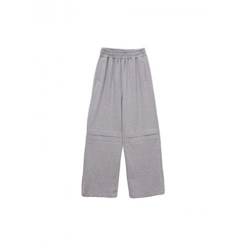 국내매장판 마뗑킴 트레이닝바지 KNEE CUT OUT SWEATPANTS IN GREY