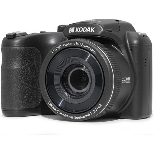 KODAK PIXPRO AZ255-BK 16MP 디지털 카메라 25X 광학 줌 24mm 광각 렌즈 이미지 안정화 1080P 풀 HD 비디오 3\