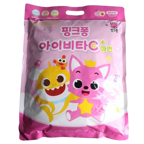 핑크퐁 아이비타C+ 아연 1000정, 1430mg, 1개