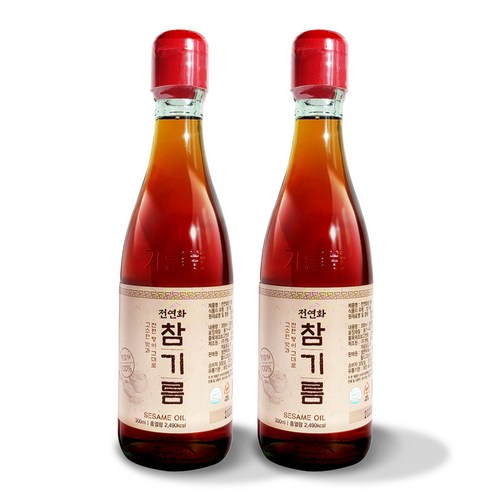 전연화 참기름 300ml, 2개