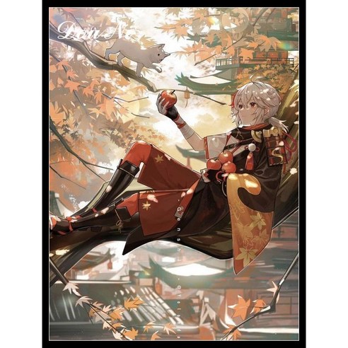 원신 DIY 보석십자수 카에데하라 카즈하 DIY 다이아몬드 그림 세트 보석비즈십자수 거실 장식, 50*70CM, KTMSN-12