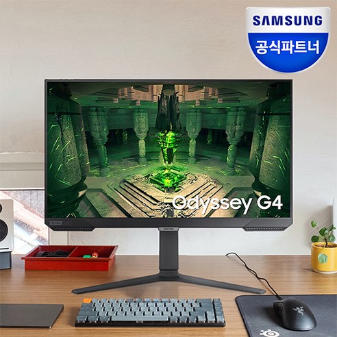 삼성전자 오디세이 G4 S25BG400 25인치 게이밍 모니터 IPS FHD 240Hz