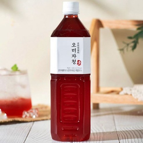 오미자데이 문경 오미자청 대용량, 1L, 1개입, 1개
