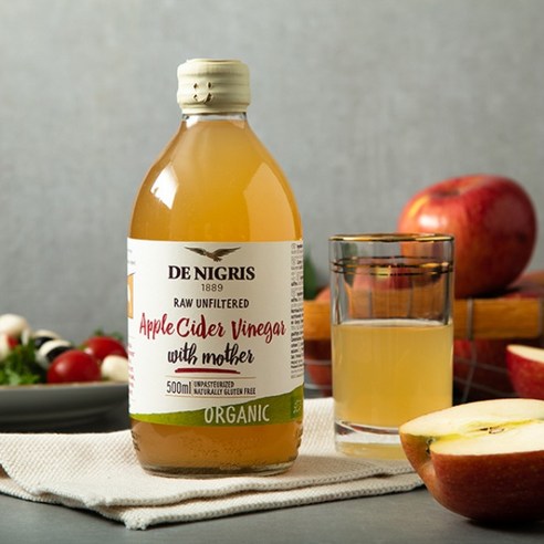 2154 데니그리스 유기농 사과식초 1L (이태리 발효식초), 490ml, 1개