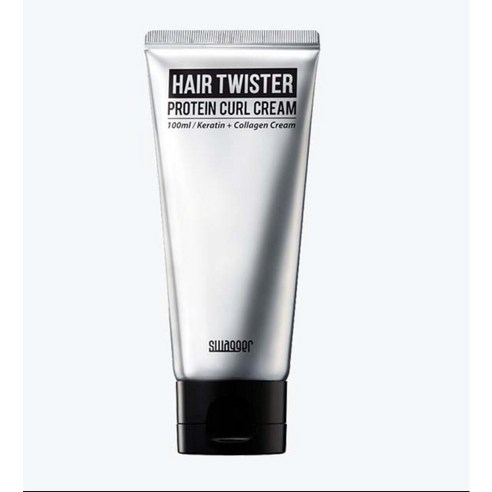 스웨거 헤어 트위스터 단백질 컬크림, 100ml, 3개