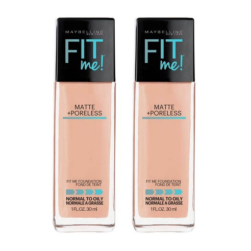 메이블린 핏 미! 매트+ 포어리스 파운데이션 30ml, True Beige, 2개