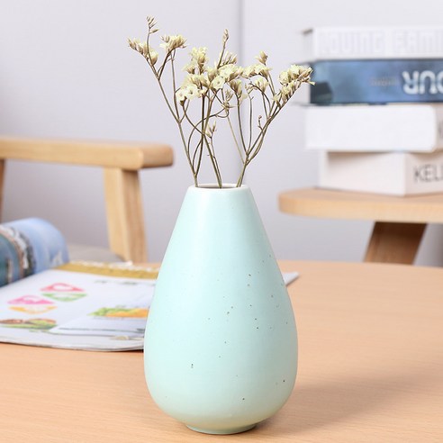 DFMEI 꽃병. 화병.Vase.--아이디어 마카롱 비견 기하학 병 세팅 거실 꽃꽂이 심플 테이블 드라이 플라워 꽃꽂이입니다기요, DFMEI.Yc083 [녹색]
