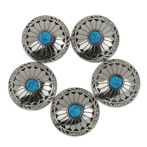 5x 무봉제 금속 금속 아일렛 버튼 버튼 패스너 30mm, 4, 철, 청바지 단추