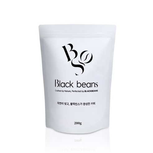 블랙빈스 원두커피 블루 마운틴 블렌드, 200g, 1개, 홀빈(분쇄안함)