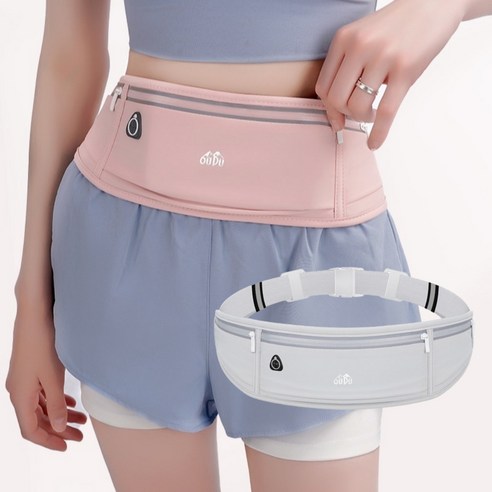 프롬헤븐 로마타 남녀공용 힙색 크로스백 허리가방 7 케이삼일삼 슬림 러닝벨트 힙색 초경량 런닝 백