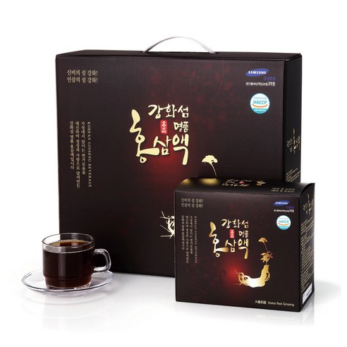 강화섬 명품 홍삼즙 90ml 30개입, 90ml x 150개, 150개