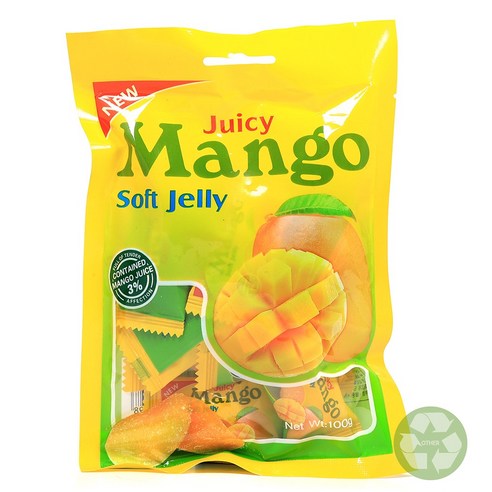 푸드올마켓_ 쥬시 망고 100g /소프트젤리, 1개