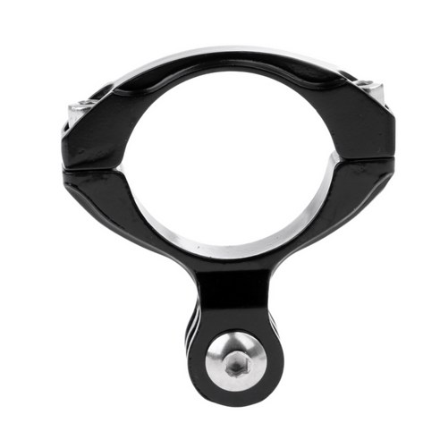 GoPro 카메라 용 자전거 자전거 알루미늄 핸들 바 클램프 마운트 홀더 클립, 블랙, 설명