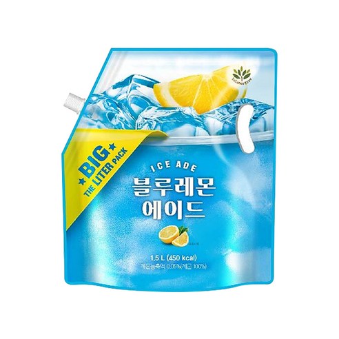 블루 레몬 에이드 대용량 1.5리터x2팩 여름음료 카페재료, 2개, 1.5L