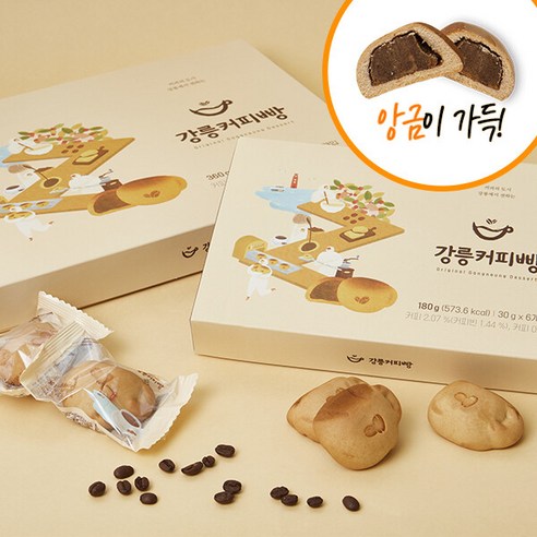 강릉커피빵(12개입), 12개입, 1개, 360g