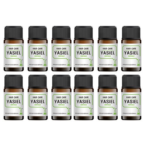 야시엘 고농축 단백질 헤어앰플10ml 극손상 헤어클리닉 영양 트리트먼트 헤어에센스, 12개, 10ml