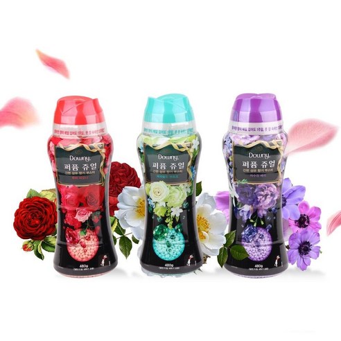 다우니 퍼퓸 쥬얼 자수정 베리 480g 4개