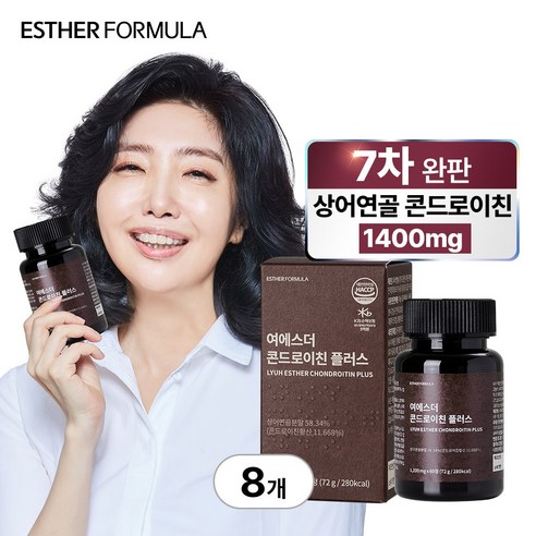 여에스더 콘드로이친 플러스 상어연골 1400mg, 60정, 6개