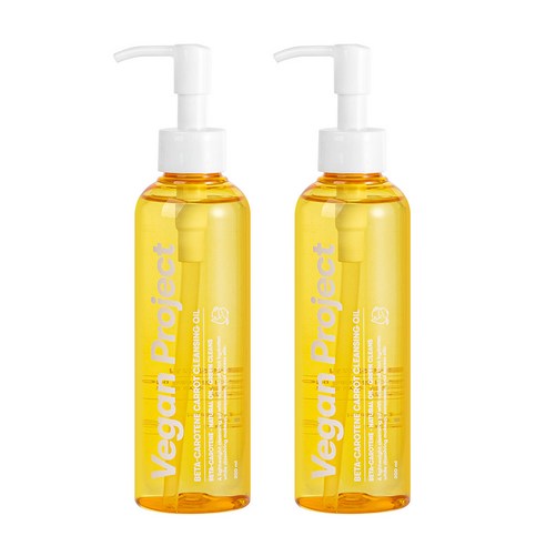 비건프로젝트 베타카로틴 당근 클렌징 오일 200ML*2구, 2개, 200ml
