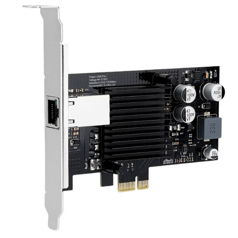 PCIe 네트워크 카드 PCIe X1 to RJ45 단일 포트 기가비트 이더넷 이미지 수집 데스크탑 서버 네트워크 카드 1210, 보여진 바와 같이, 하나