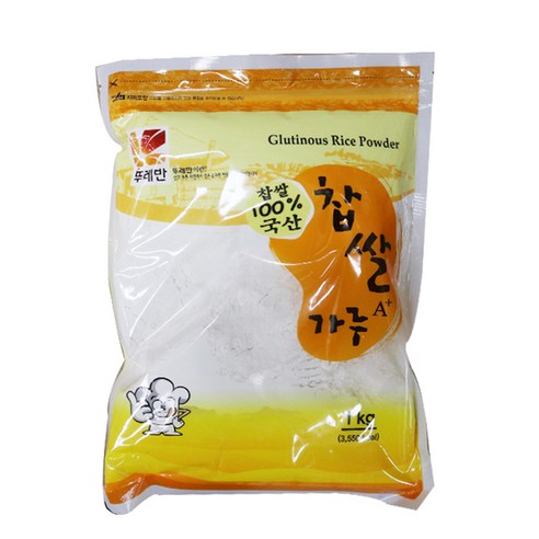 뚜레반 찹쌀가루 국산 A+, 1kg, 1개