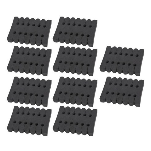 10 X 거품 화살 화살 쪼개는 도구 화살통, 9x6.5x1cm, EVA, 블랙