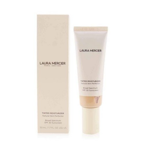 Laura Mercier 로라 메르시에 여성용 틴티드 모이스처라이저 내추럴 스킨 퍼펙터 SPF 30 바닐라 탠 1.7 Fl Oz 1팩, Vanilla, 1.7 Fl Oz (Pack of 1)
