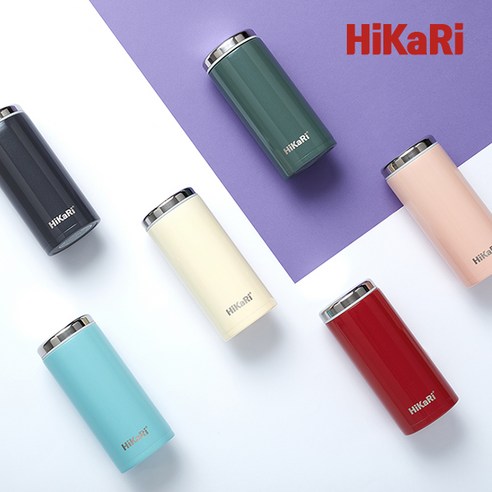 HiKaRi 심플 미니 보온보냉 텀블러, 카키, 200ml