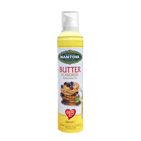 만토바 해바라기 오일 스프레이 버터향, 200ml, 1개